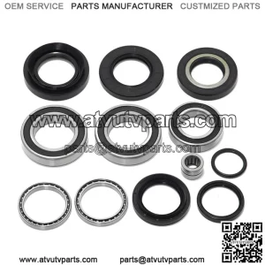 Rear Differential & Axle Bearings Seals Kit For Honda Rancher 420 TRX420 2007-2013
