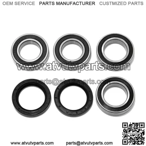 Rear Wheel Axle Bearings Seals Kit For Honda ATC250SX / Big Red 250 ATC250ES 1985