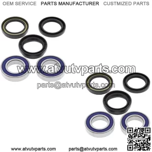 Front Wheel Bearings & Seal Kit For 02-07 Suzuki LT-F400F Eiger 4x4 (For: More than one vehicle)