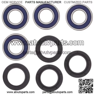 Both Front Wheel Bearing Kit for  Honda  TRX250 Fourtrax 1985-1987 (For: Honda)