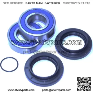 Rear Wheel Ball Bearings Seals Kit for Yamaha Rhino 660 YXR660 4WD 2006 2007 (For: 2006 Yamaha Rhino 660)