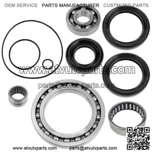 Rear Differential Bearing Seal Kit for Yamaha Rhino 700 YXR700F 4X4 FI 2008-2013 (For: 2006 Yamaha Rhino 660)