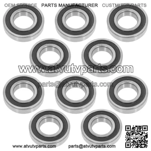 6207-2RS 6207 2RS 62072RS 180207 RS Rubber Seal Ball Bearings 35x72x17