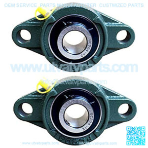 Pillow Block Bearing, Bearing Steel hickened Mounted Self Aligning Rhombic Bearing3/4 inch 2 Bolt Pillow Block Flange Bearing, Self-Alignment, Brand New(2 Pack -UCFL204-12)
