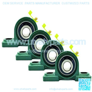 4PSC of UCP201-8 Cast Iron Pillow Block Mounted Bearings-1/2" Inch Inside Diameter w/Set Screw Loc