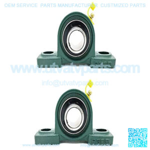 UCP205-16 Cast Iron Pillow Block Mounted Bearings-1" Inch Inside Diameter w/Set Screw Loc 2 Packs