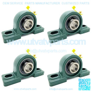 Cast Iron Pillow Block Mounted Bearings - 3/4" inch Inside Diameter w/Set Screw Lock 4psc of ucp204-12