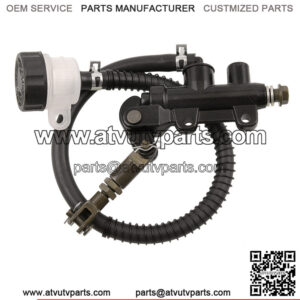 Motorcycle modified pull-type brake pump foot brake rear wheel disc brake hydraulic brake master pump with oil cup