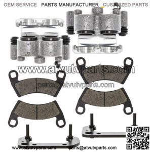Front Left Right Brake Caliper Pad Set for Pair Polaris Ranger Crew 570 EV