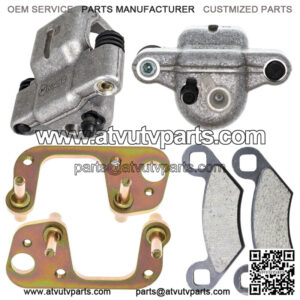 Front Left Right Brake Caliper Pad Set for Pair Polaris Scrambler 400 500
