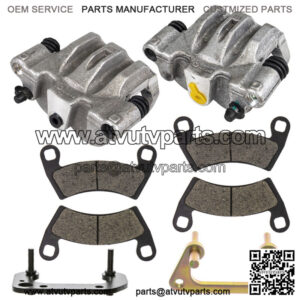 Front Left Right Brake Caliper Pad Set for Pair Polaris Sportsman Ace 570