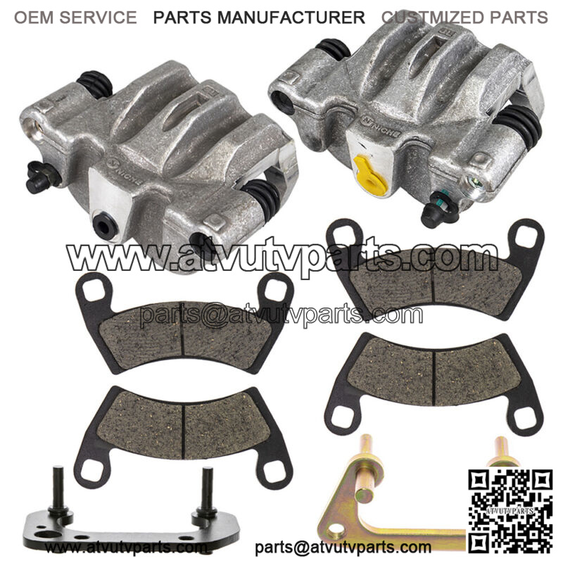 Front Left Right Brake Caliper Pad Set for Pair Polaris Sportsman Ace 570