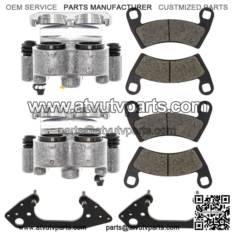 Front Left Right Brake Caliper Pad Set for Polaris Ranger RZR 800 900 XP 4