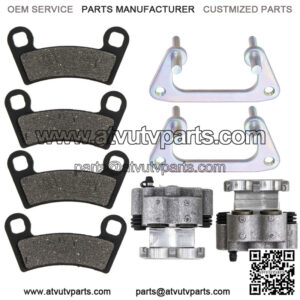 Front Left Right Brake Caliper Pad Set for Pair Polaris Outlaw RZR 570 800