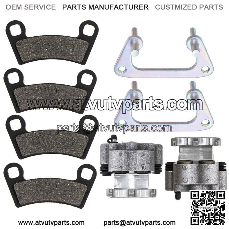 Front Left Right Brake Caliper Pad Set for Pair Polaris Outlaw RZR 570 800