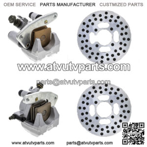 Front Brake Caliper Rotor Set for Yamaha Banshee Warrior 350 5LP-2580T