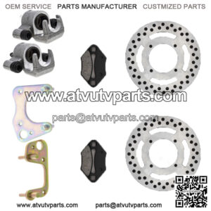 Front Brake Rotor Caliper Pad Set for Polaris Magnum 325 5211084 1910309