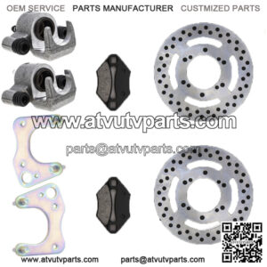 Front Brake Rotor Caliper Pad Set for Polaris Sportsman 500 400 1910309