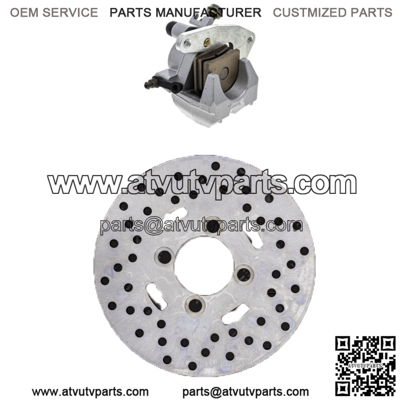Front Left Brake Caliper Rotor Set for Yamaha Kodiak 400 5LP-2580T-00-00