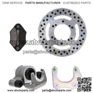 Front Left Brake Rotor Caliper Pad Set for Polaris Big Boss 350L 1910309