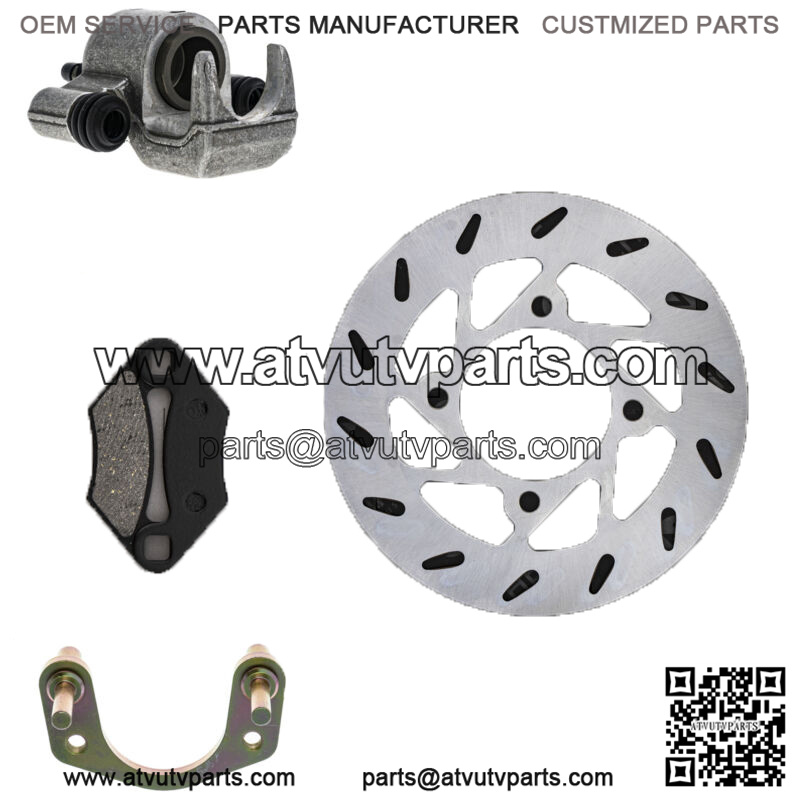 Front Left Brake Rotor Caliper Pad Set for Polaris Outlaw 500 1911048