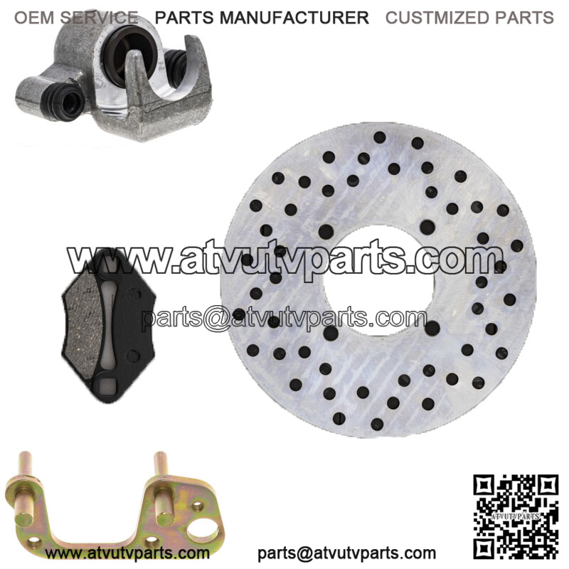 Front Left Brake Rotor Caliper Pad Set for Polaris Trail Boss 330 5247961