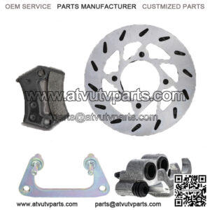 Front Right Brake Rotor Caliper Pad Set for Polaris Outlaw 450 5247752