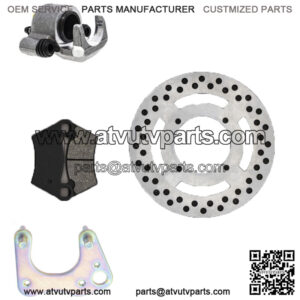 Front Right Brake Rotor Caliper Pad Set for Polaris Ranger 400 500 700 TM