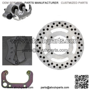 Front Right Brake Rotor Caliper Pad Set for Polaris Ranger EV 700 1911283