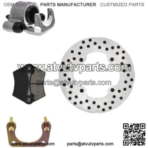 Rear Left Brake Rotor Caliper Pad Set for Polaris Ranger XP 900 5248250