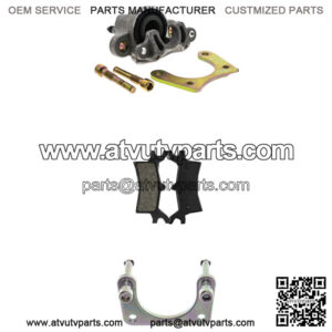 Rear Right Brake Rotor Caliper Pad Set for Polaris Magnum 325 330 RMK 500