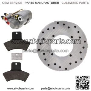 Rear Right Brake Rotor Caliper Pad Set for Polaris Magnum 500 325 1910691
