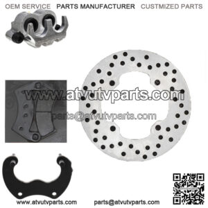 Rear Right Brake Rotor Caliper Pad Set for Polaris Ranger Crew 900 5248250