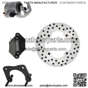 Rear Right Brake Rotor Caliper Pad Set for Polaris Sportsman 570 2204088