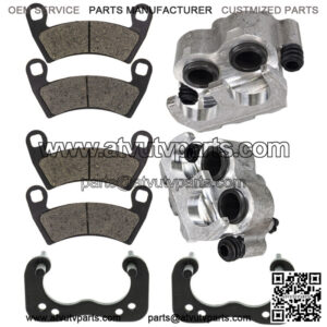 Rear Left Right Brake Caliper Pad Set for Pair Polaris RZR Ranger 570 800