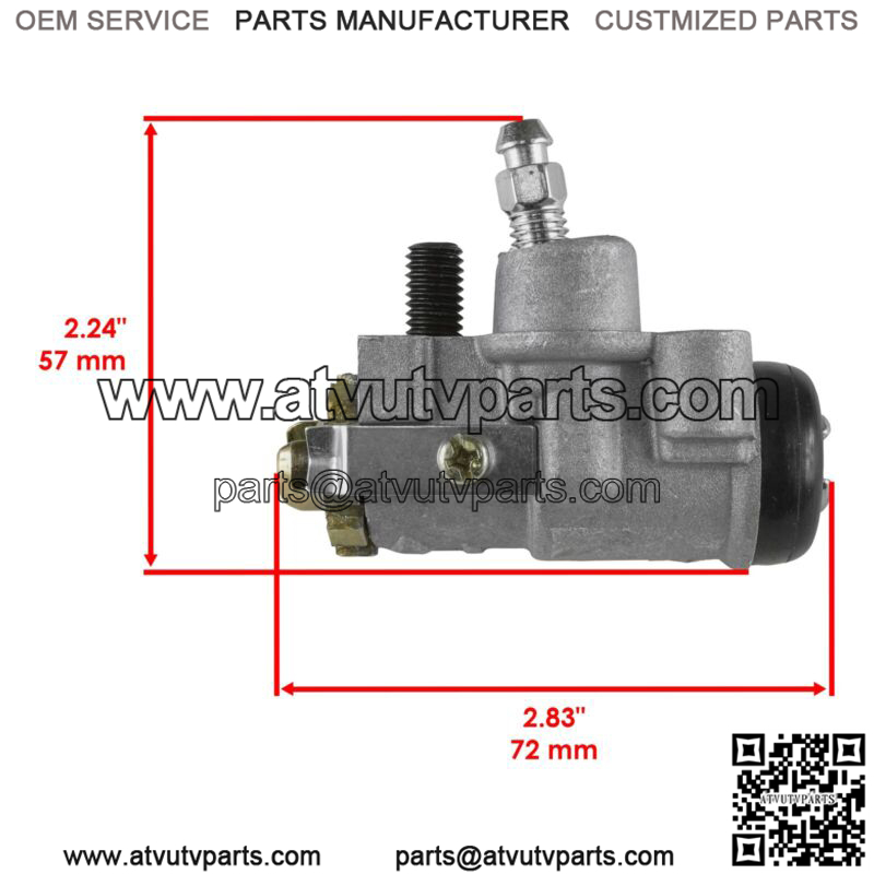 Front L/R Brake Cylinder & Shoe For Honda Rancher 350 TRX350TE TRX350TM 2000-03 - Image 2