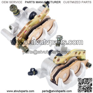 Front Left Right Brake Caliper W/Pads for Kawasaki Bayou 300 KLF300 C 4X4 89-05