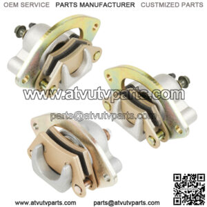 Front Rear Brake Caliper w/ Pads for Polaris Sportsman 550 2010-14 Except Forest