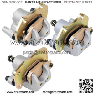 Front Rear Brake Caliper W/ Pad For Can-Am Outlander Max 800 4X4 2006 2007-2012