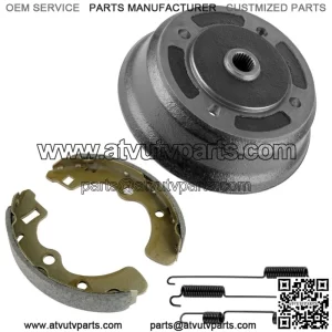 Rear Wheel Brake Hub w/ Brake Shoes Pads NEW for Kawasaki 41038-0035 41038-1336