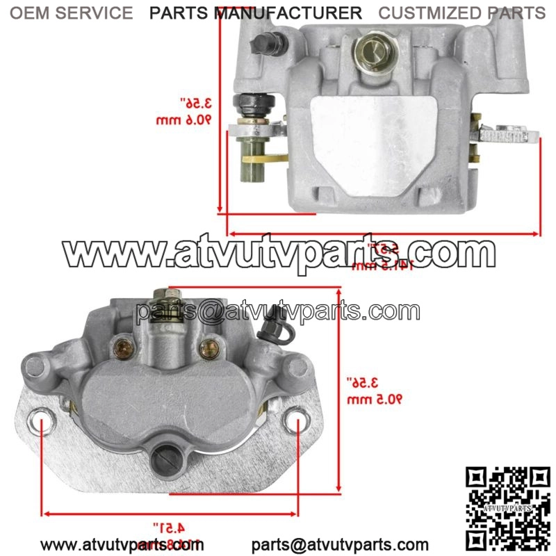 Front Left And Right Brake Calipers For Yamaha Wolverine X2 850 YXE850 2019-2023 - Image 3