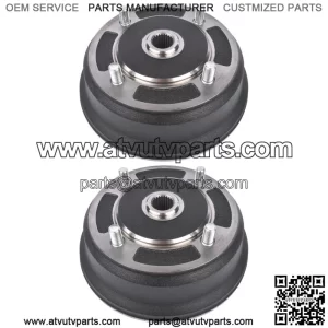 2X Front Brake Drums For Kawasaki Mule 3000 3010 3020 4000 4010 KAF620J 4x4 (For: More than one vehicle)