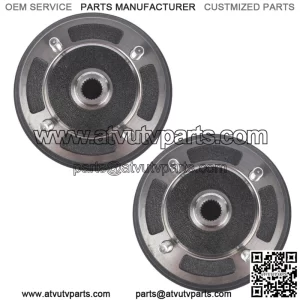 2X Front Brake Drums for Kawasaki Mule 3000 3010 4000 4010 Gas Diesel 2001-2008 (For: More than one vehicle)