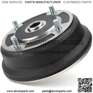 Front Brake Drum Compatible with Kawasaki Mule 3000 3010 3020 4000 4010 Replaces 41038-0034 41038-7501 41038-1345