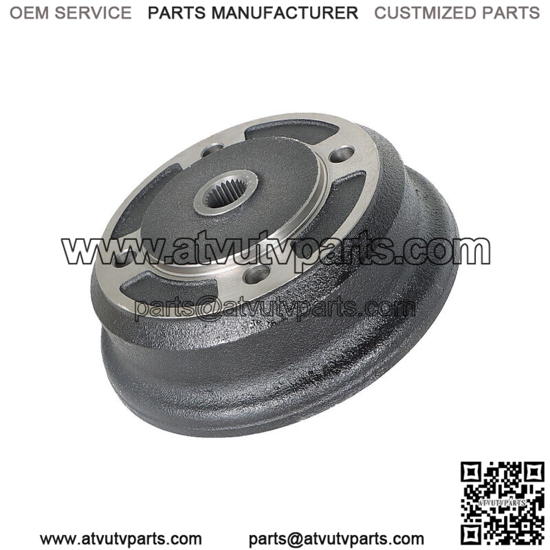 Front Brake Drum Gas Diesel Studs For Kawasaki Mule 3000 3010 4000 4010 2x4 4x4