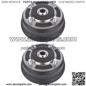 2x Front Brake Drums for Kawasaki Mule 3000 3010 3020 4000 4010 2x4 4x4 KAF620G