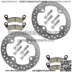2 Front or Rear Brake Disc w/ Pad for Polaris RZR XP 1000/ RZR XP 4 1000 2014-21 (For: Polaris)