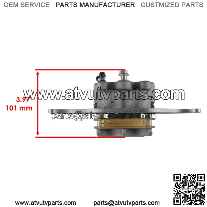 Front Left Brake Caliper w/ Pads for Polaris RZR 1000 2016-2021 - Image 3