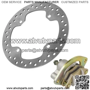 Left Front Brake Disc & Caliper For Polaris Scrambler XP 1000 HO EPS 2014 (For: Polaris)