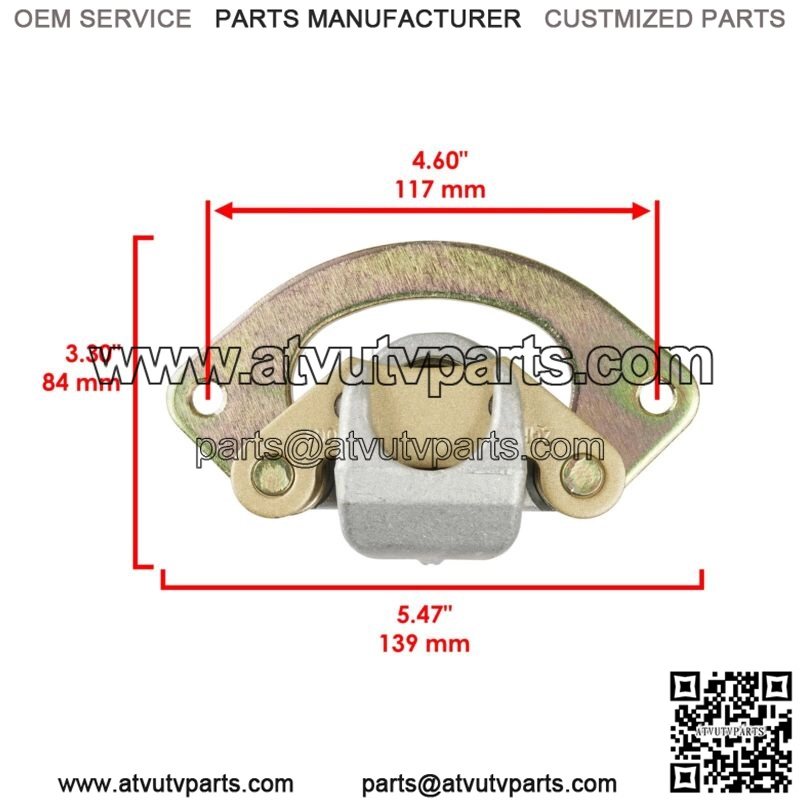 Left Front Brake Disc & Caliper For Polaris Scrambler XP 1000 HO EPS 2014 (For: Polaris) - Image 3